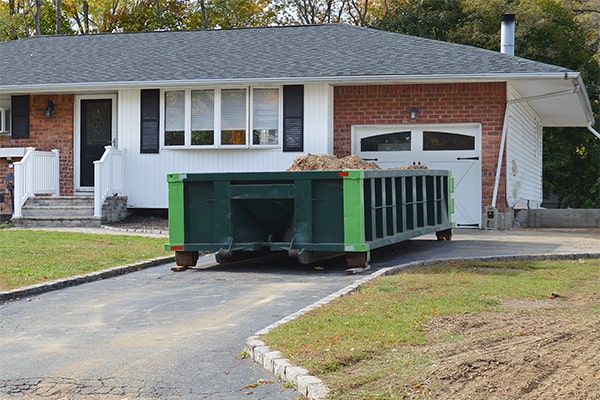 residential dumpsters can typically be placed on driveways, but it's important to consider any potential damage or restrictions